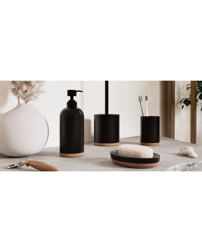 Ершик для унитаза WasserKRAFT Vils K-6127 Черный