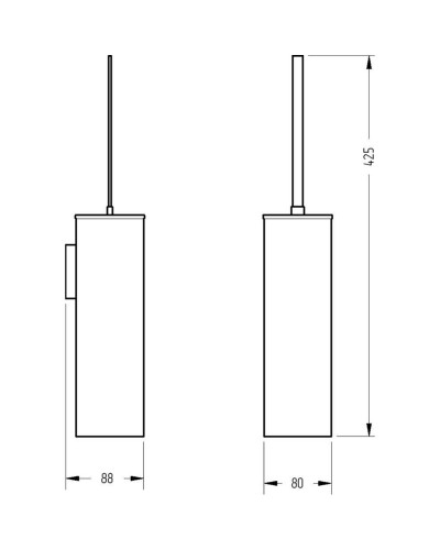 Ершик для унитаза Migliore Kvant 30242 Золото