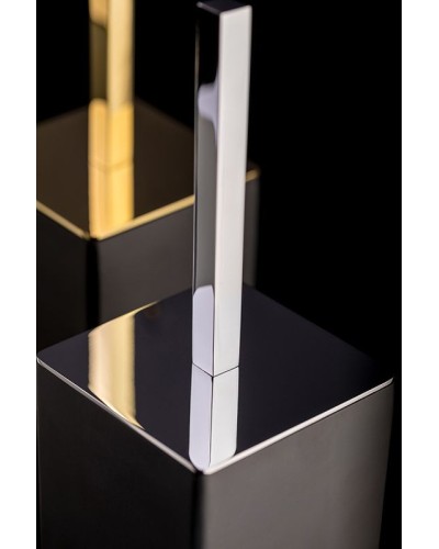 Ершик для унитаза Boheme 10949-B-G Черный Золото