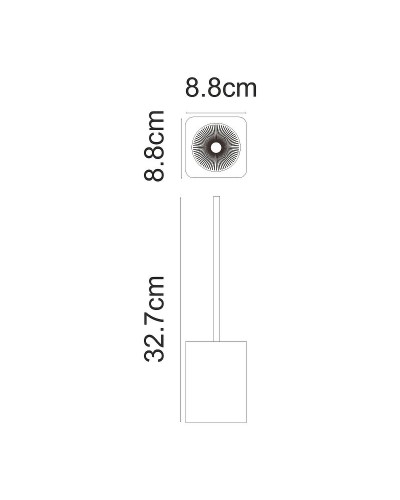 Ершик для унитаза WasserKRAFT Mosel K-4527 Черный