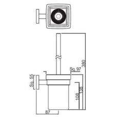 Ёршик Jaquar Kubix Prime AKP-CHR-35743P