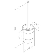 Ершик для унитаза AM.PM Like A8033400 Хром