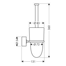 Ёршик Axor Uno 41535000