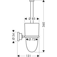 Ёршик Axor Citterio 41735000