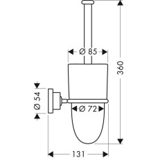 Ёршик Axor Citterio 41735000