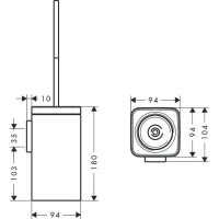 Ёршик Axor Urquiola 42435000