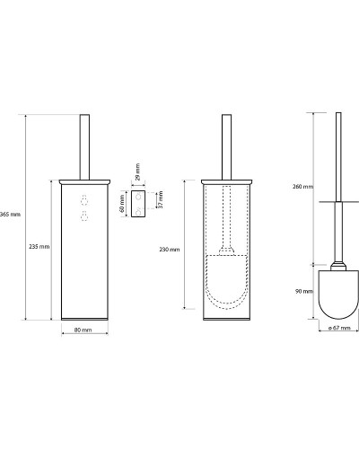 Ершик для унитаза Bemeta Plaza 118213092 Хром