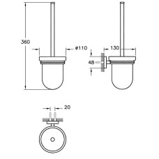 Ёршик Vitra Q-Line A44999