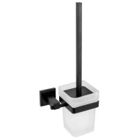 Ёршик для унитаза подвесной Felice Notte FL 1013 N nero 15x11x38.5 см