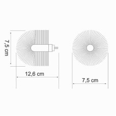 Щетка для туалетного ершика WasserKRAFT K-012 Черная