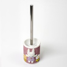 Ершик для унитаза WasserKRAFT Ammer K-6427 Розовый матовый