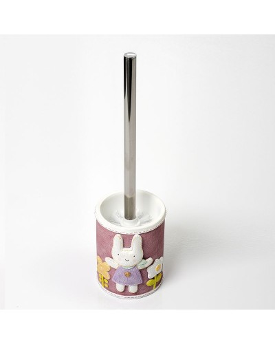 Ершик для унитаза WasserKRAFT Ammer K-6427 Розовый матовый