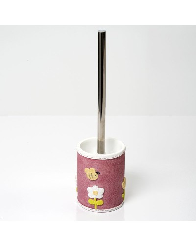 Ершик для унитаза WasserKRAFT Ammer K-6427 Розовый матовый