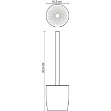 Ершик для унитаза WasserKRAFT Dinkel K-4627 Белый матовый