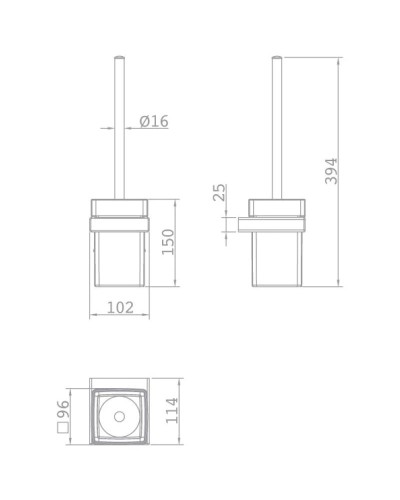 Ёршик Teka Formentera 17085020BZ