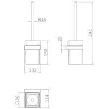 Ёршик Teka Formentera 17085020G3