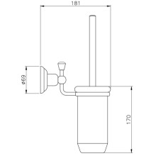 Ёршик Nicolazzi Onice 1490CR09O