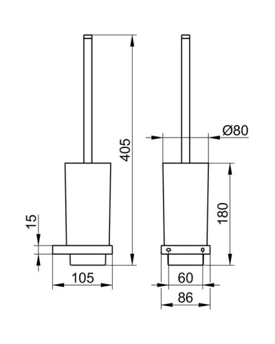 Ёршик KEUCO Edition 11 11164139000