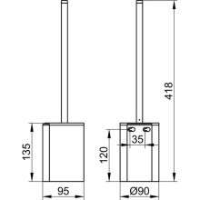 Ёршик KEUCO Plan 14972370200