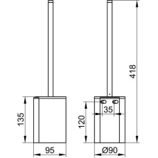Ёршик KEUCO Plan 14972370200