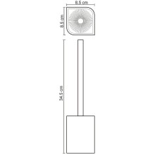 Ершик для унитаза WasserKRAFT Elba K-2727 Черный матовый
