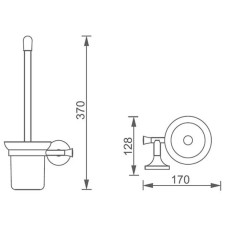 Ёршик AltroBagno Corposo AltroBagnoCorposo081209Or