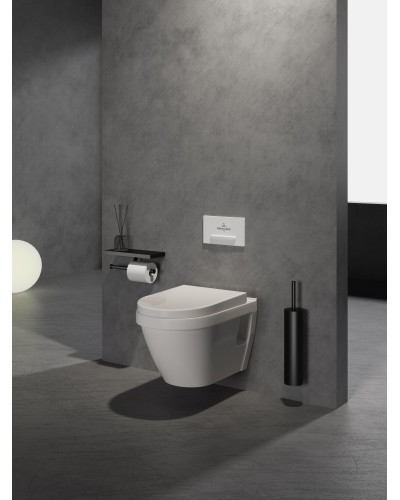 Туалетный ершик в комплекте WONZON & WOGHAND, Черный матовый (WW-V4601-MB)