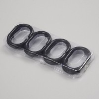 Карниз для ванны WasserKRAFT Elbe SC-721121 Черный матовый