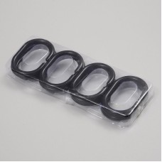 Карниз для ванны WasserKRAFT Elbe SC-721121 Черный матовый