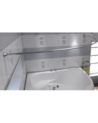 Карниз для ванны Bas 160 КЗ00006 Хром