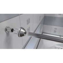 Карниз для ванны Bas 160 КЗ00006 Хром