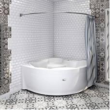 Карниз для ванны Radomir Сандра 149x149 1-12-2-0-0-221 Хром