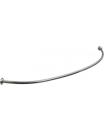 Карниз для ванны Aquatek Аякс 170x110 KARN-0000008 дуга Хром