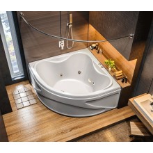 Карниз для ванны Bas Дрова/Мега 160x160 КЗ00004 Хром