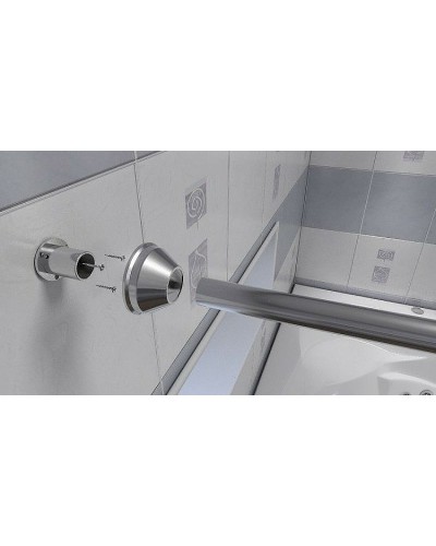 Карниз для ванны Bas Алегра 150x90 КЗ00005 Хром