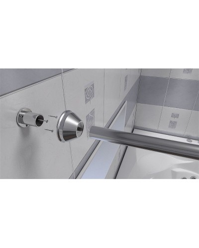 Карниз для ванны Bas 160 КЗ00010 Хром