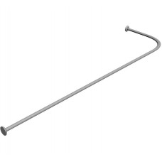 Карниз для ванны Relisan Tugatty Isabella 170х90 Гл000015141 Хром