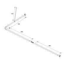 Карниз для ванны Iddis 050A200I14 Хром