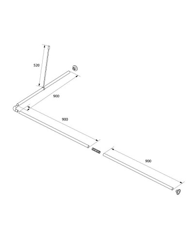 Карниз для ванны Iddis 050A200I14 Хром