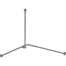 Карниз для ванны WasserKRAFT Dinkel 90x90 SC-469090 Хром