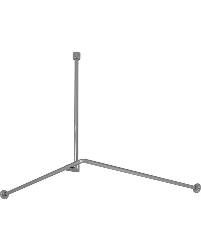 Карниз для ванны WasserKRAFT Dinkel 90x90 SC-469090 Хром