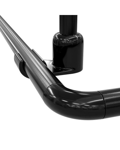 Карниз для ванны WasserKRAFT Elbe 180x90 SC-729018 Черный