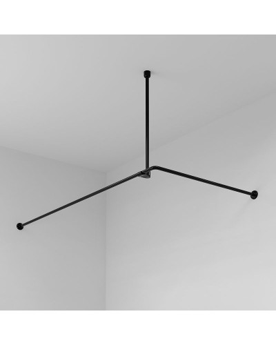 Карниз для ванны WasserKRAFT Elbe 180x90 SC-729018 Черный