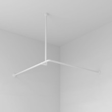 Карниз для ванны WasserKRAFT Kammel 90x90 SC-839090 Белый