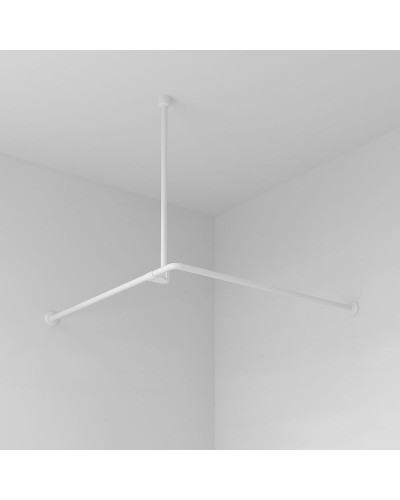 Карниз для ванны WasserKRAFT Kammel 90x90 SC-839090 Белый