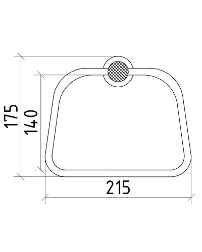 Кольцо для полотенец Boheme Royal Cristal 10925-G-B Золото