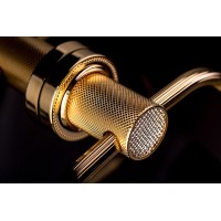 Кольцо для полотенец Boheme Royal Cristal 10925-G-B Золото