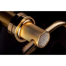 Кольцо для полотенец Boheme Royal Cristal 10925-G-B Золото