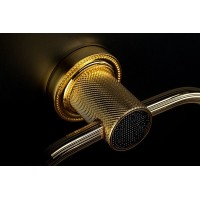 Кольцо для полотенец Boheme Royal Cristal 10925-G-B Золото