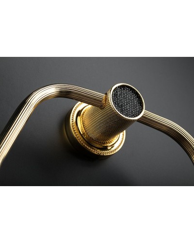 Кольцо для полотенец Boheme Royal Cristal 10925-G-B Золото